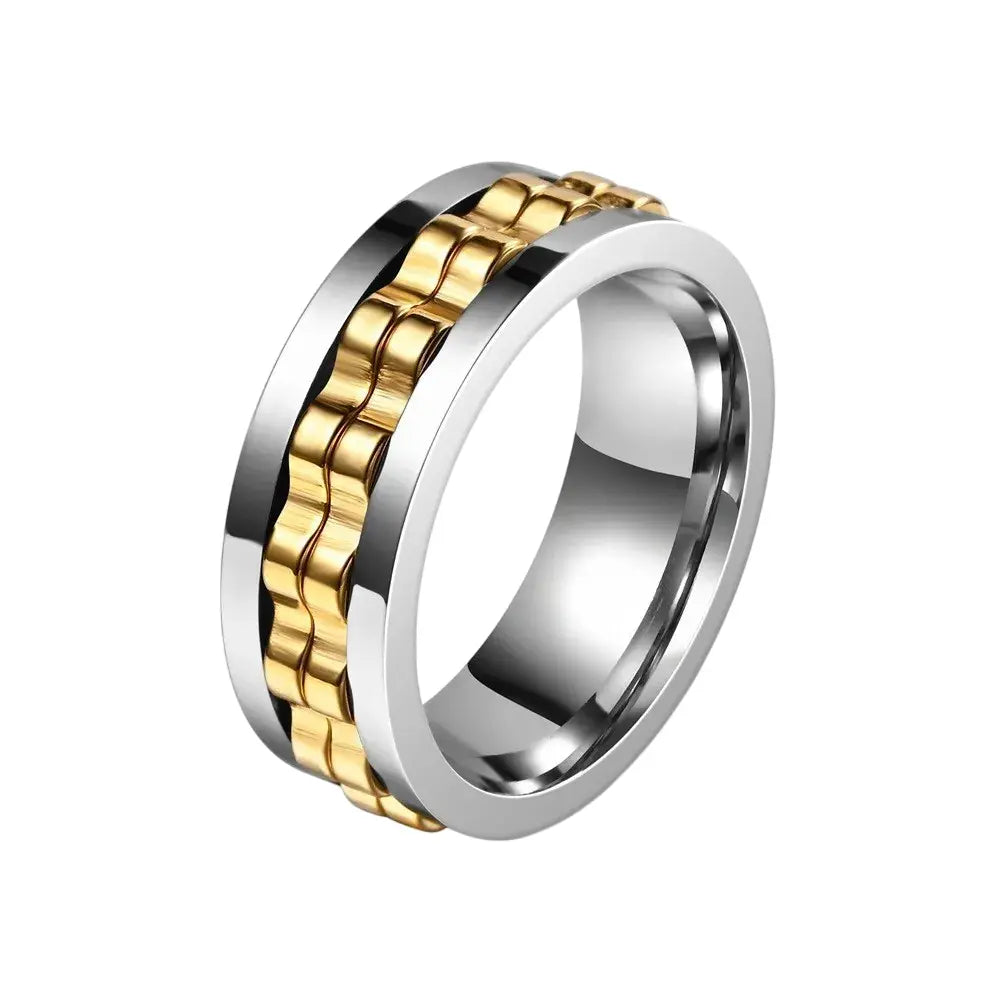 "ANXIETY" - Ring Metall Luna Ludus