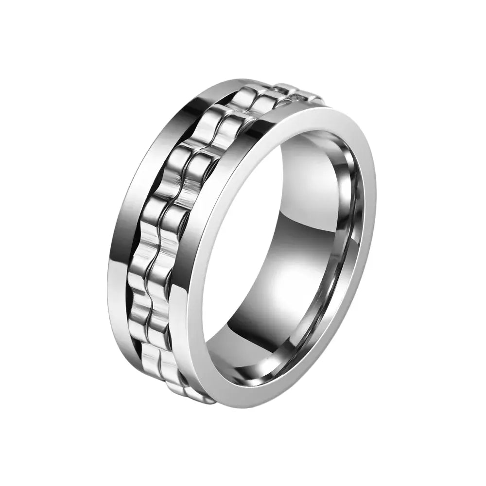 "ANXIETY" - Ring Metall Luna Ludus