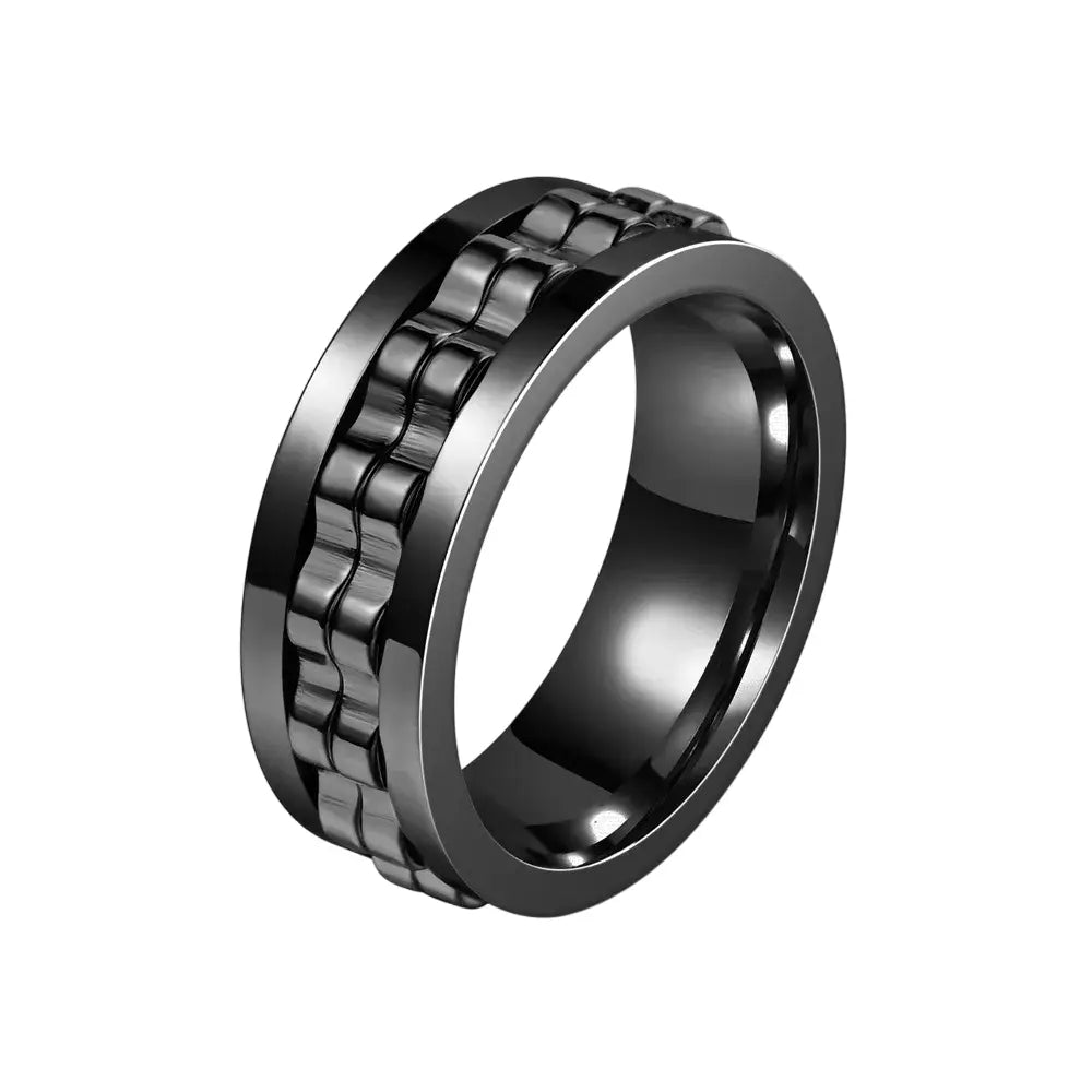 "ANXIETY" - Ring Metall Luna Ludus