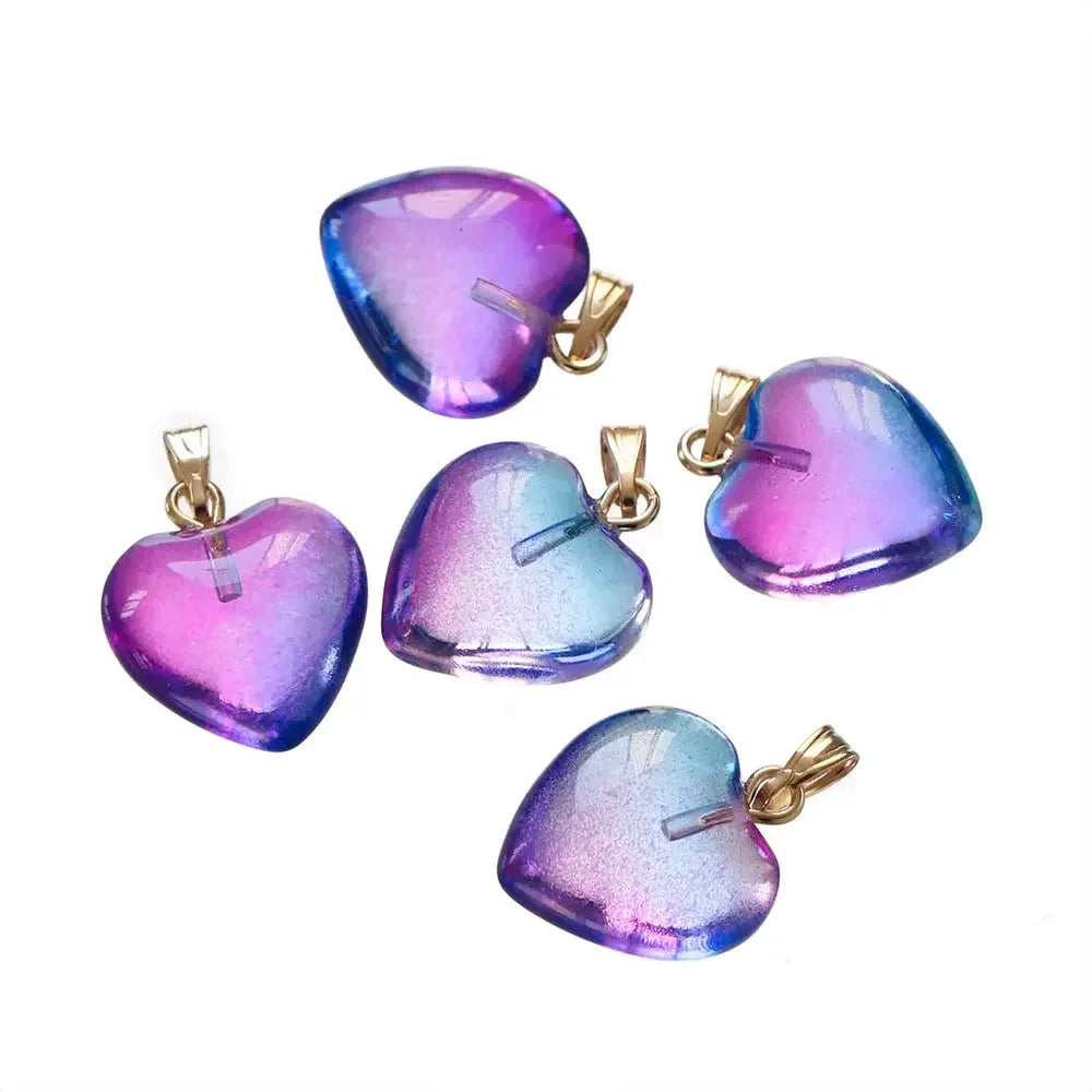 "HEART" Anhänger Resin (Herz Stein) - hobby-horse24.de
