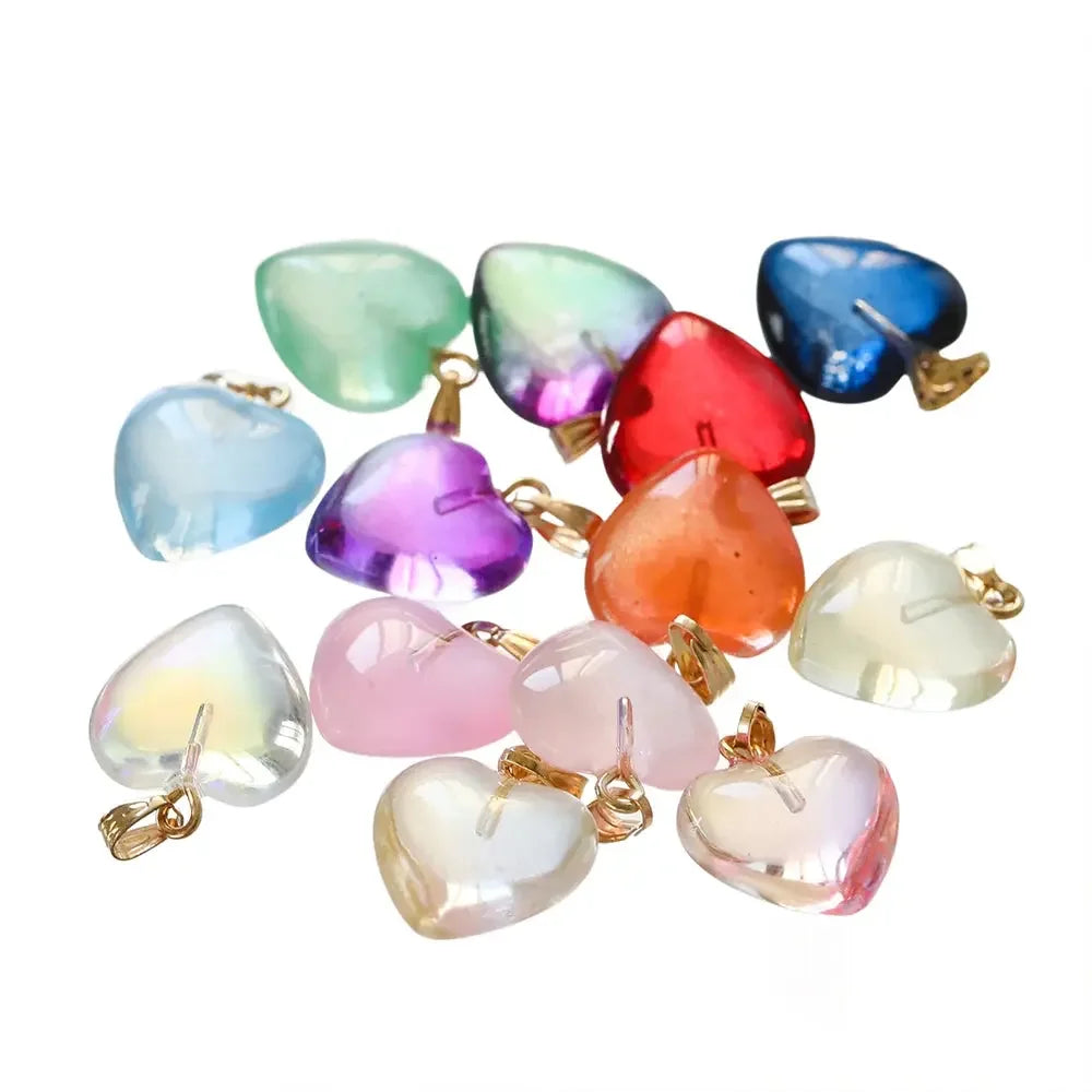 "HEART" Anhänger Resin (Herz Stein) - hobby-horse24.de