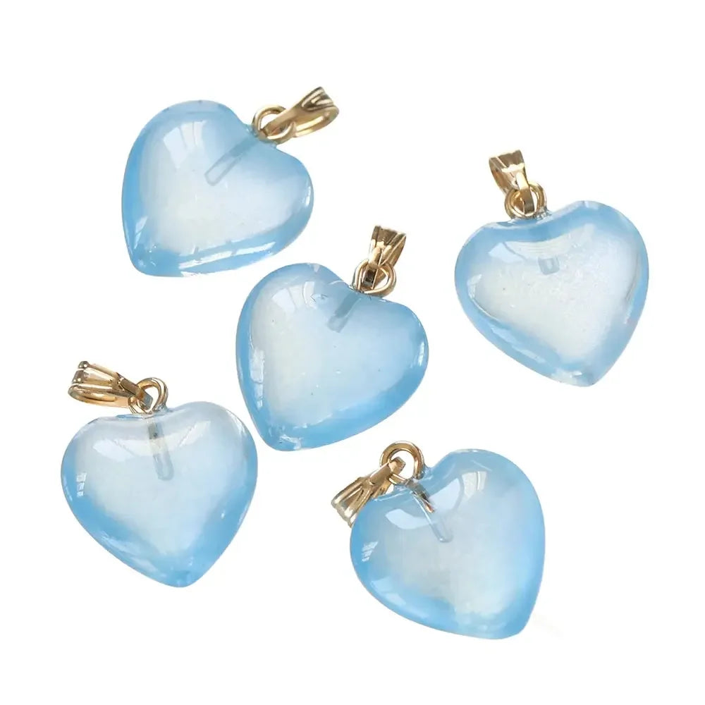 "HEART" Anhänger Resin (Herz Stein) - hobby-horse24.de