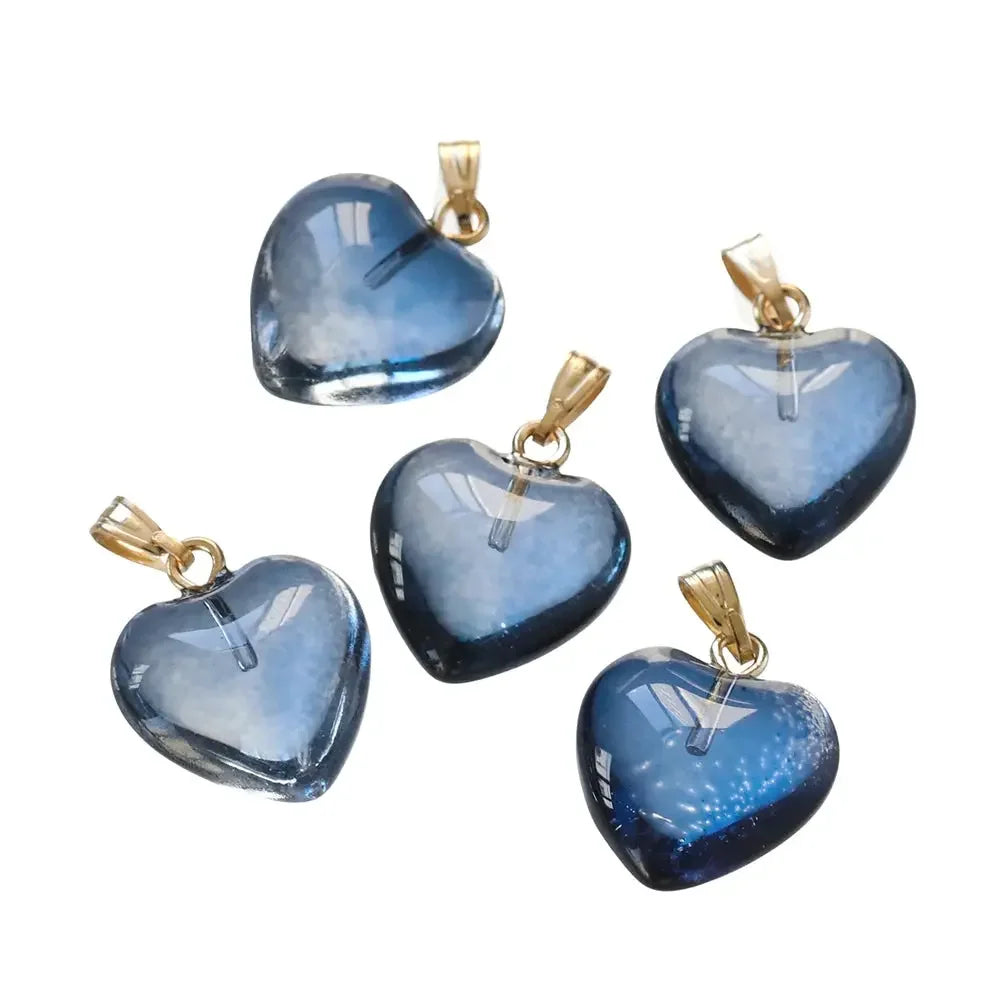 "HEART" Anhänger Resin (Herz Stein) - hobby-horse24.de