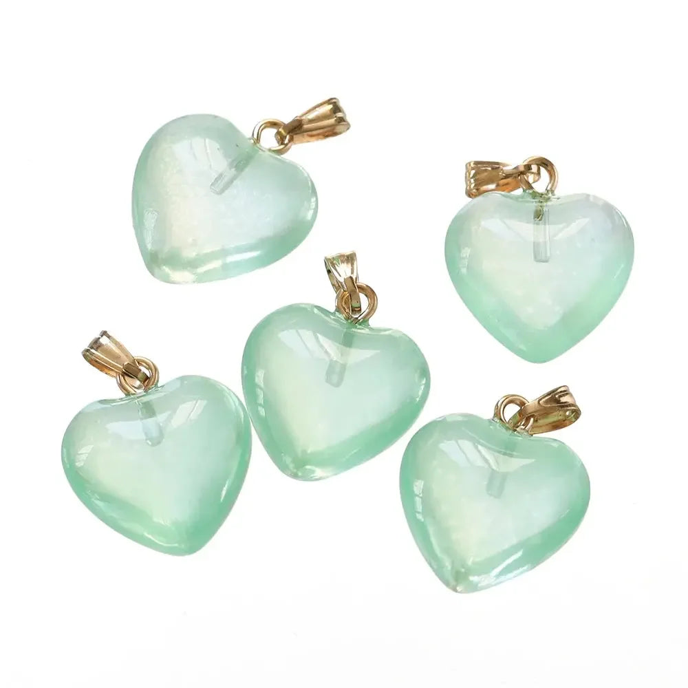 "HEART" Anhänger Resin (Herz Stein) - hobby-horse24.de