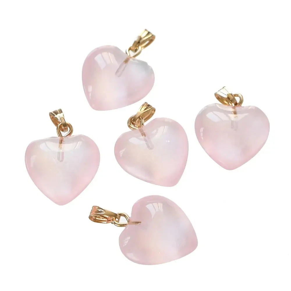 "HEART" Anhänger Resin (Herz Stein) - hobby-horse24.de