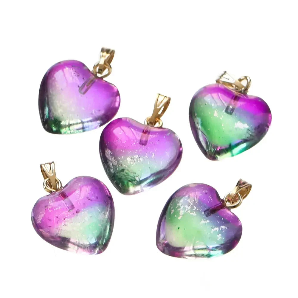 "HEART" Anhänger Resin (Herz Stein) - hobby-horse24.de