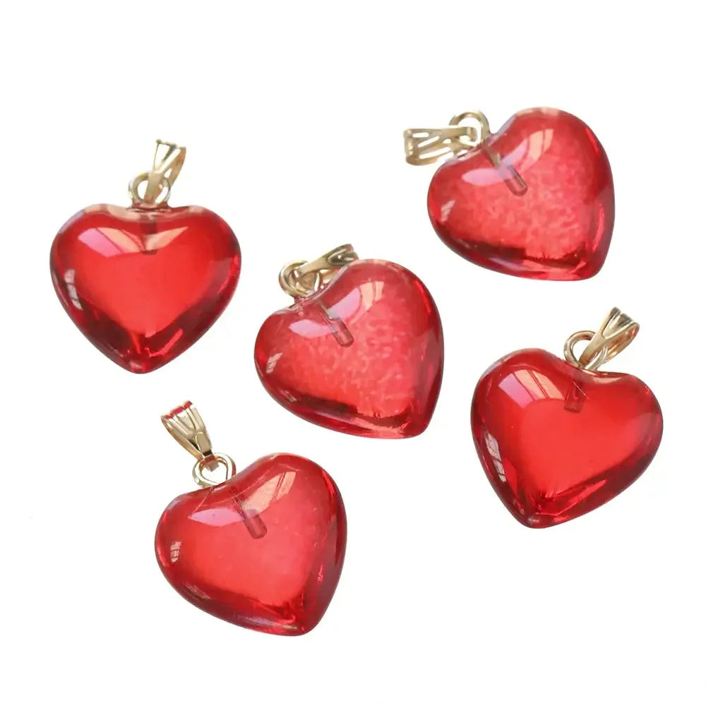 "HEART" Anhänger Resin (Herz Stein) - hobby-horse24.de