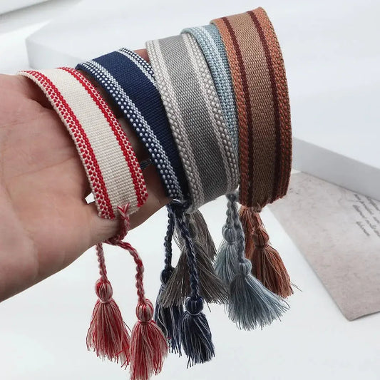 "LOVE" Armband Stoff (Preppy Armband) - hobby-horse24.de