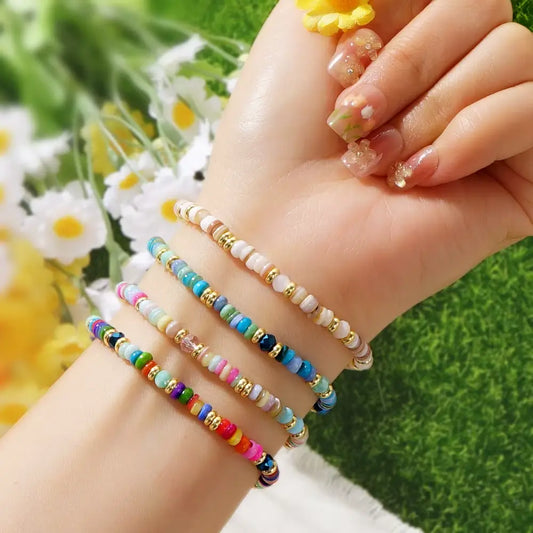 "STONE" Armband Perlen (Boho Perlen Armband) - hobby-horse24.de