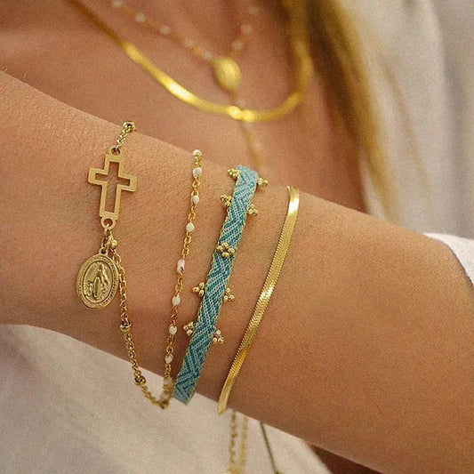 "WOVEN" Armband Stoff (Woven Stoff) - hobby-horse24.de