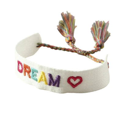 "LOVE" Armband Stoff Luna Ludus