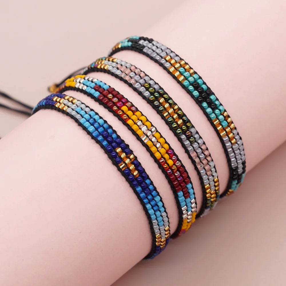 gewebten Perlen Armbandes